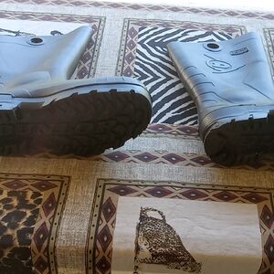 BLACK MEN'S DUNLOP WORK BOOTS